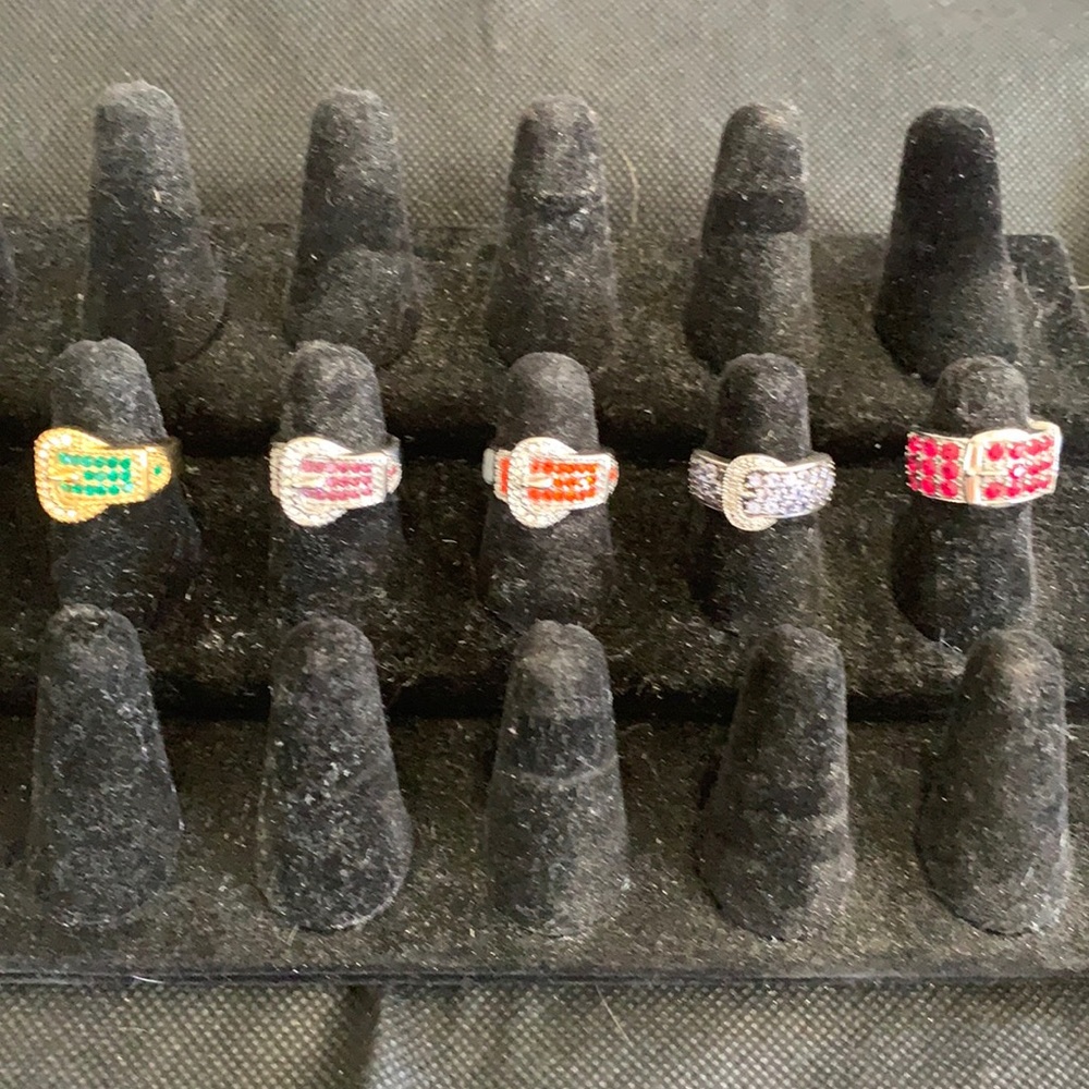 5 rings stainless steel rings